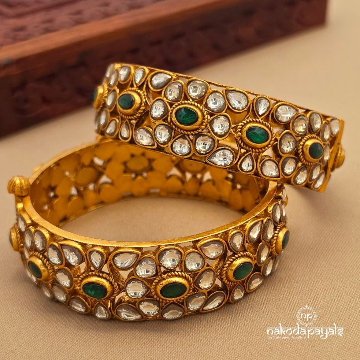 Traditional Screw Kada Pair (Gk3344)