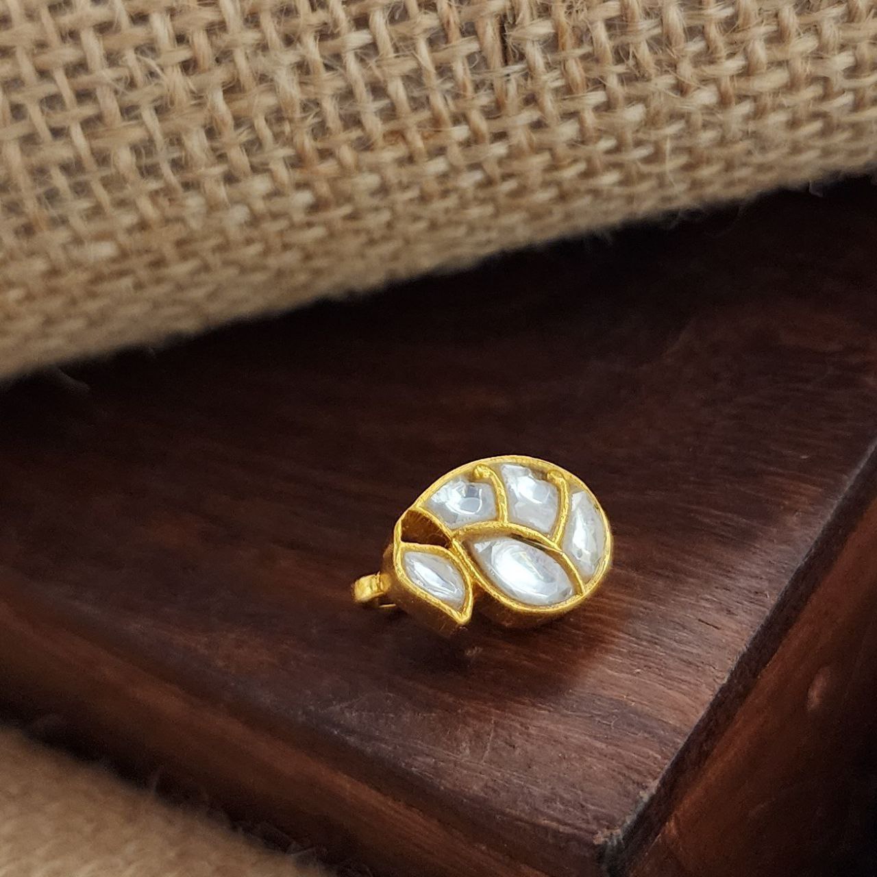 Kundan Clipon Nosepin (Np719)