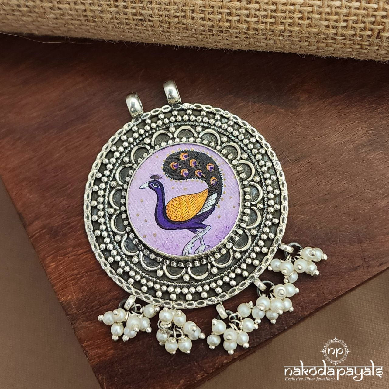 Peacock Pearly Pendant (P2504)