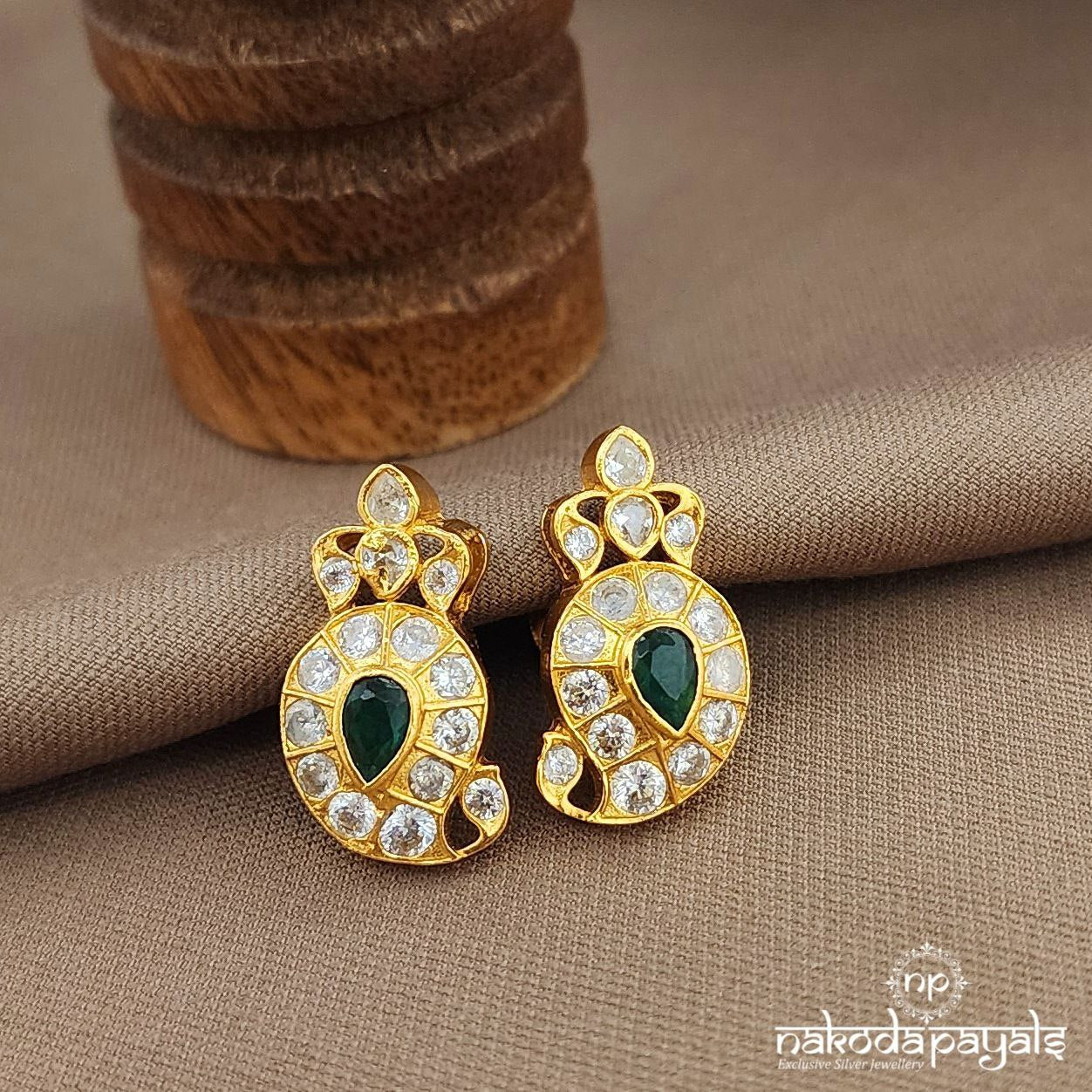 Mango Green Studs (Ge10085)