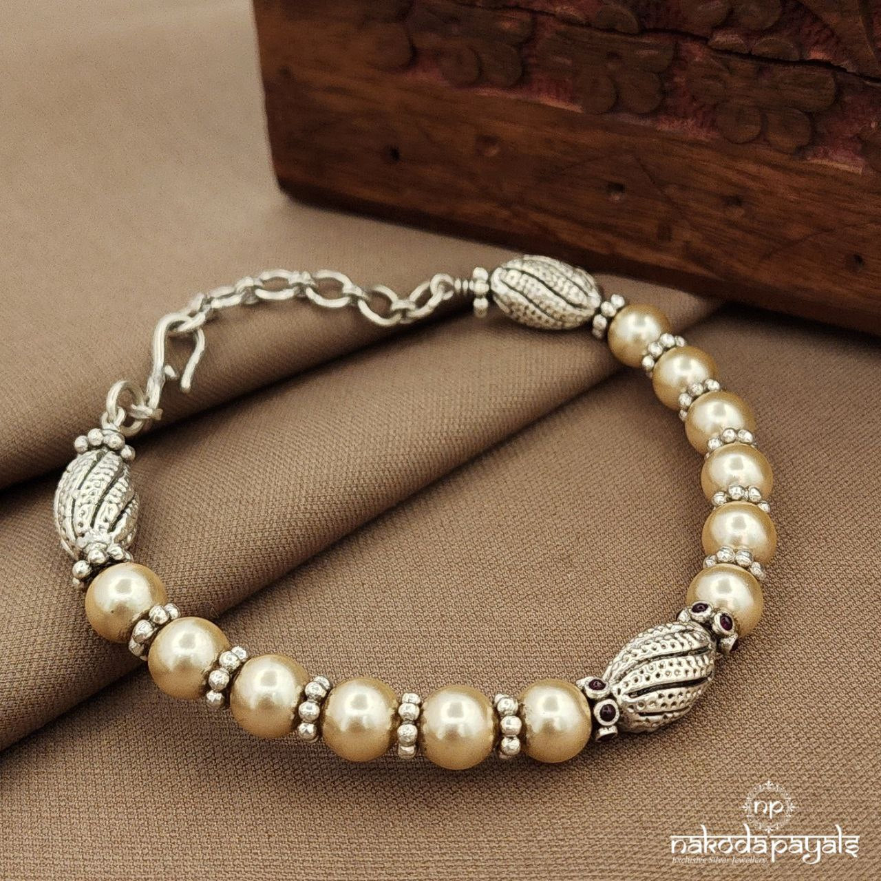 Pearled Pink Kada (K6205)