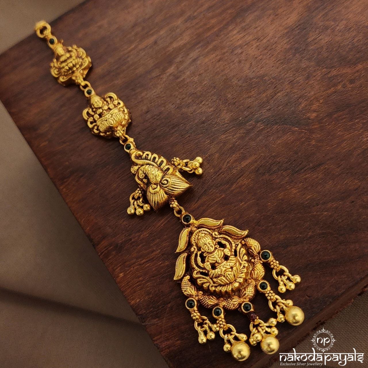 Ball Drop Lakshmi Maang Tikka (Gm1096)