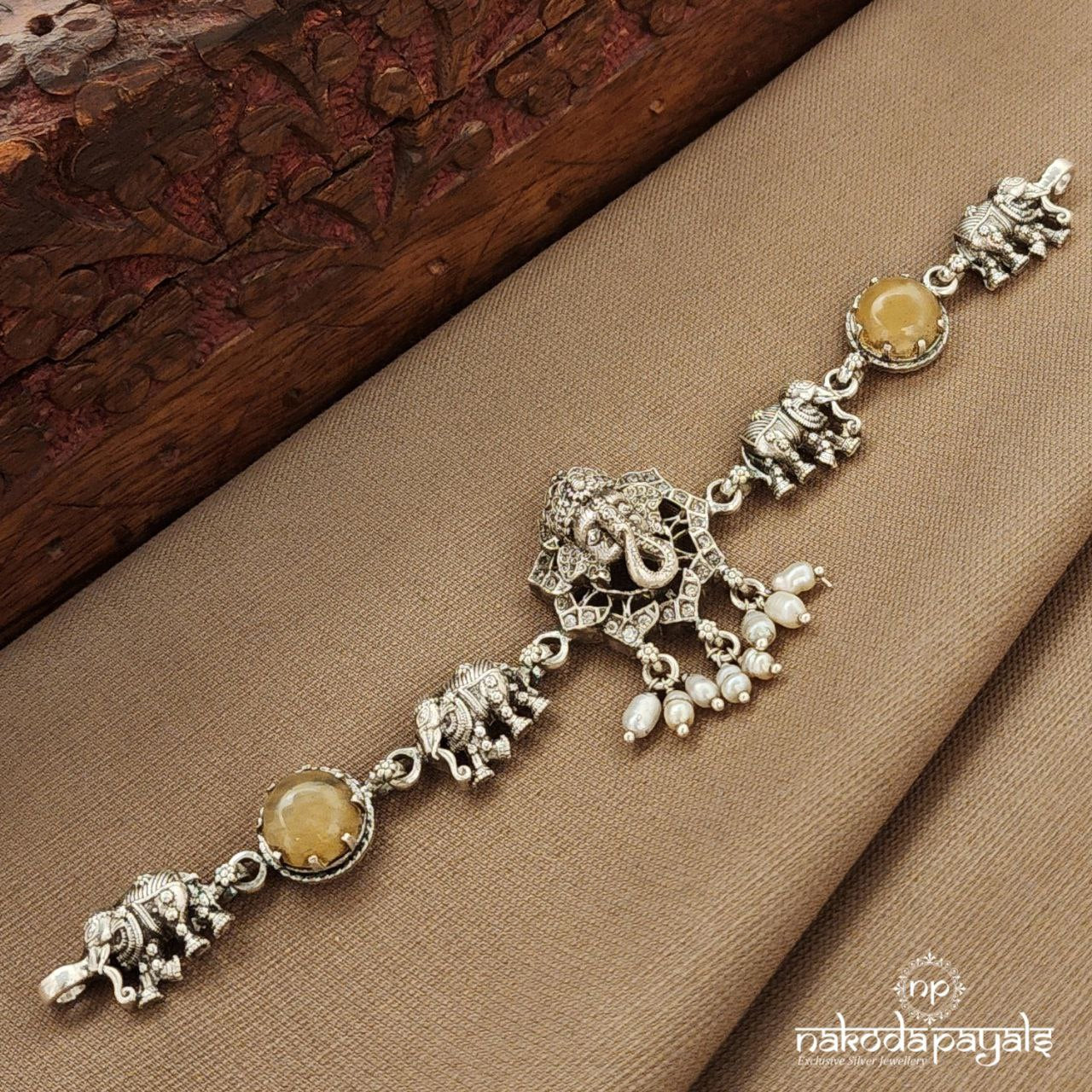 Ganesha Yellow Choker (N11417)
