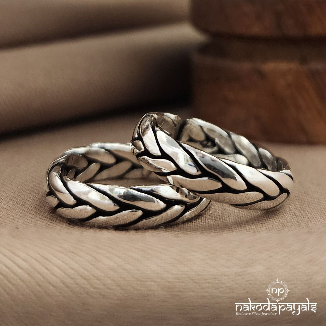 Oxidised Braided Toebands (T4732)