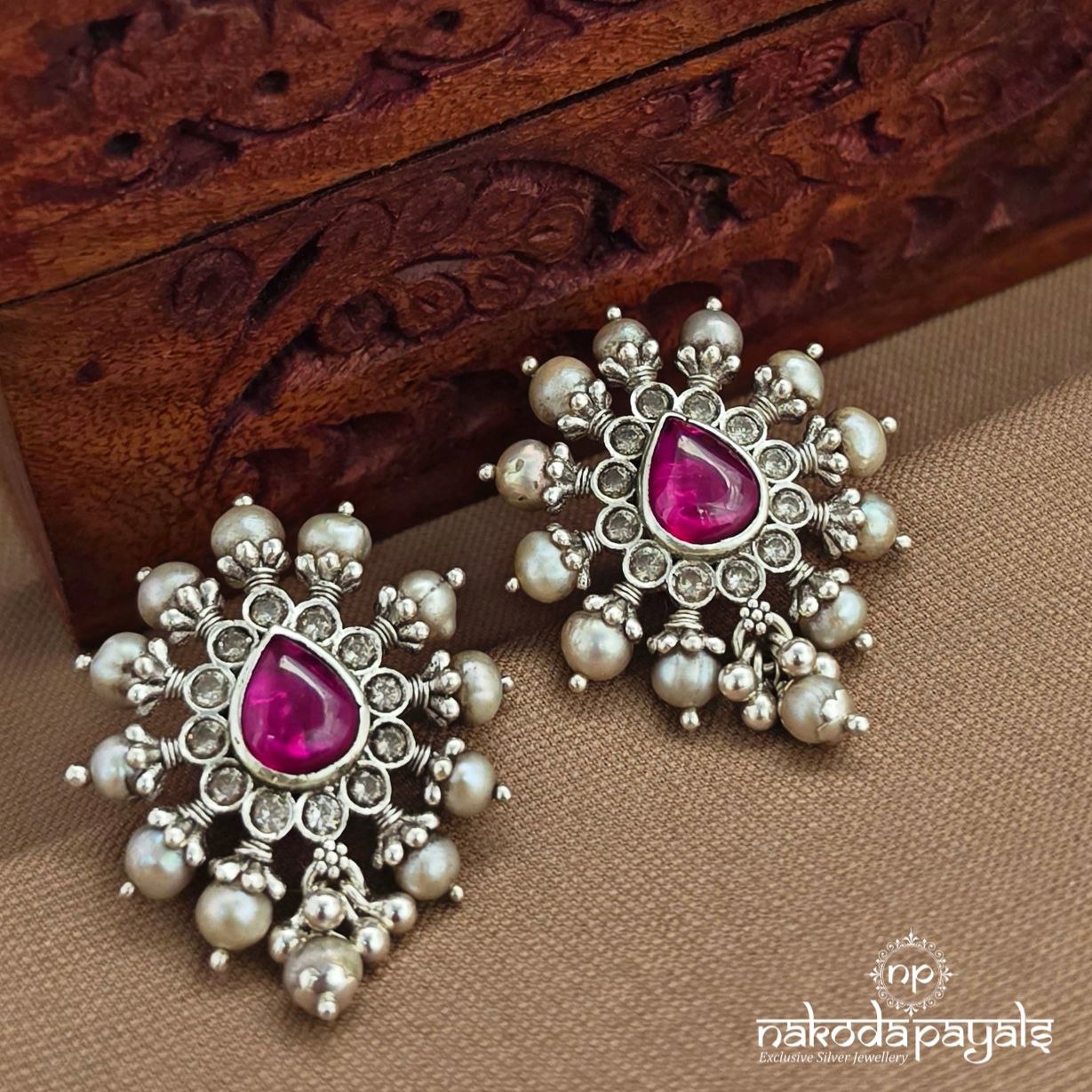 Pink Drop Studs (S9612)