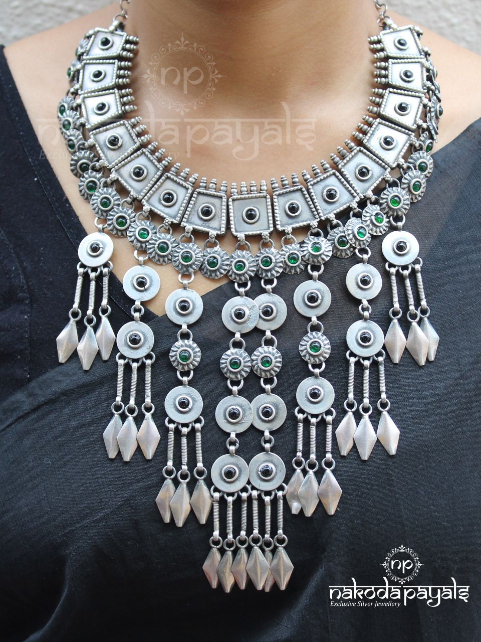 Jim - Dandy Oxidised Charms Necklace