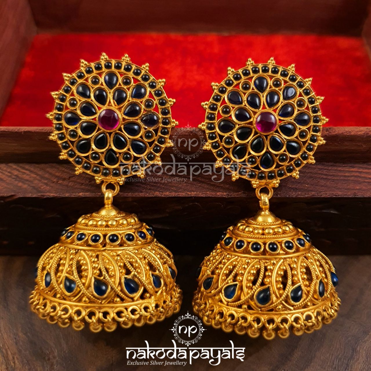 Prideful Big Stud Open Bell Jhumka
