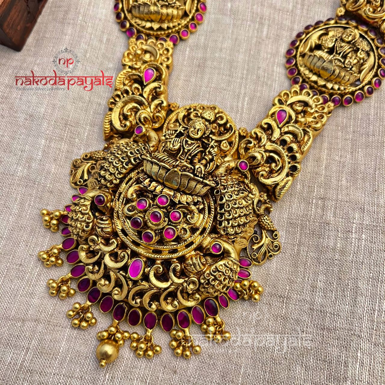Mystical Lakshmi Long Neckpiece (Gn1743)