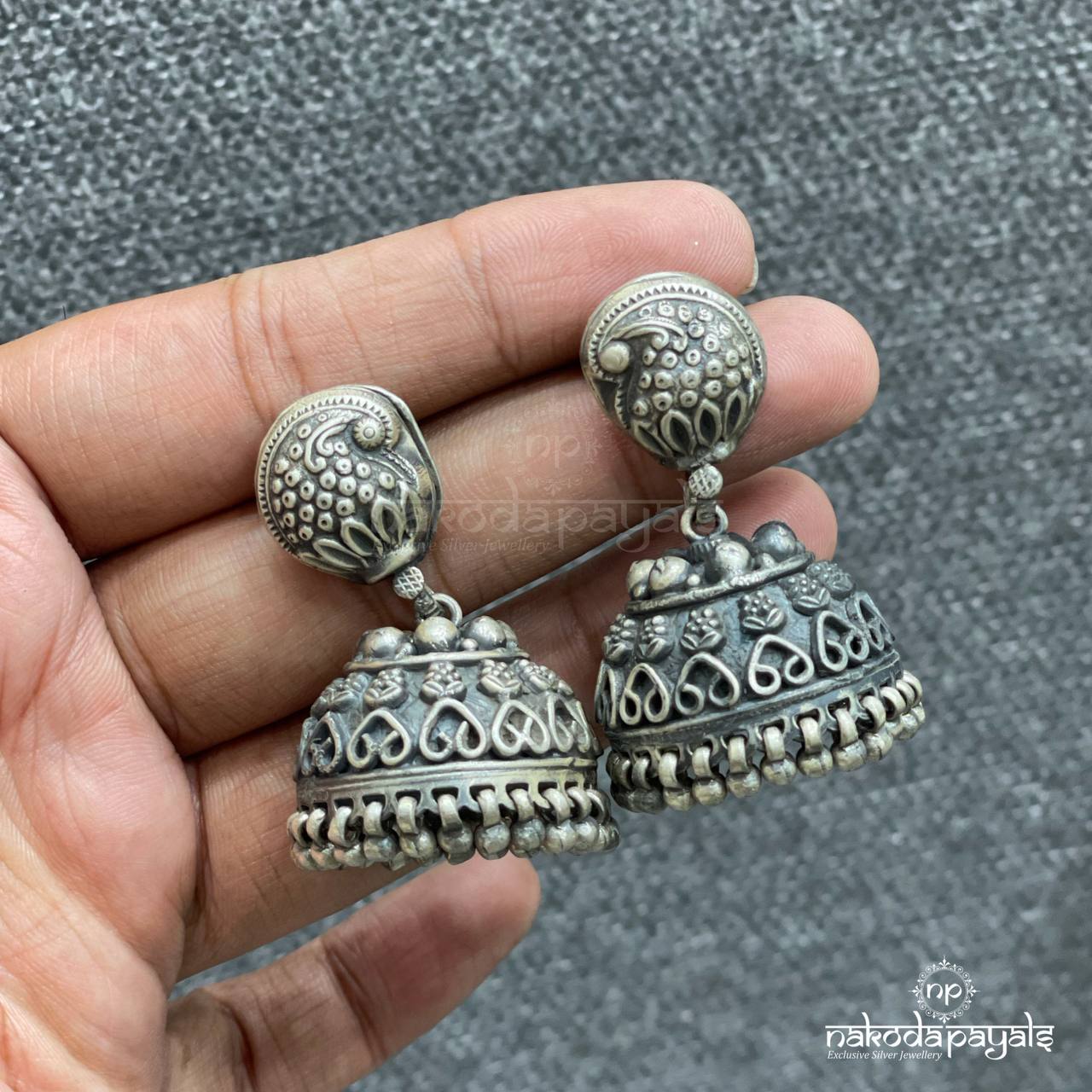 Heavy Mango Jhumka