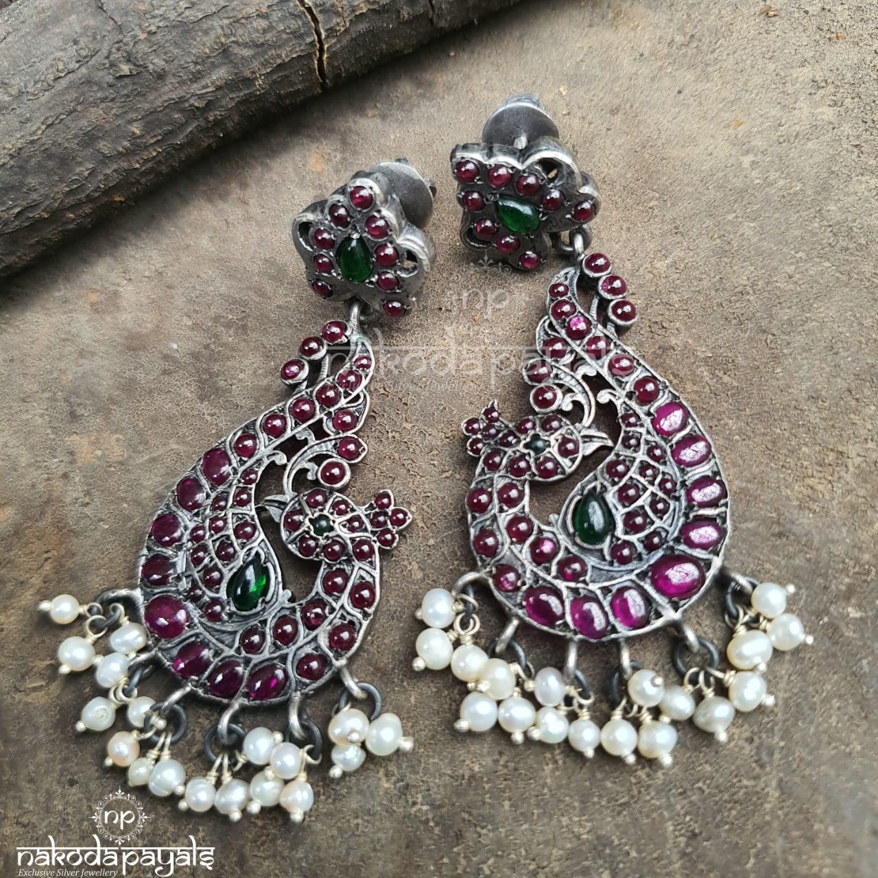 Curvaceous Peacock Chandbali