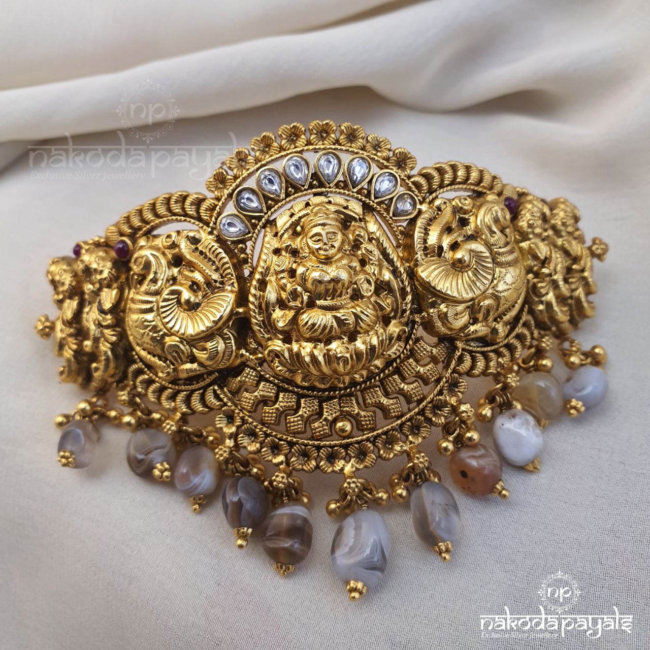 Lakshmi Peacock Choker (Gn3444)