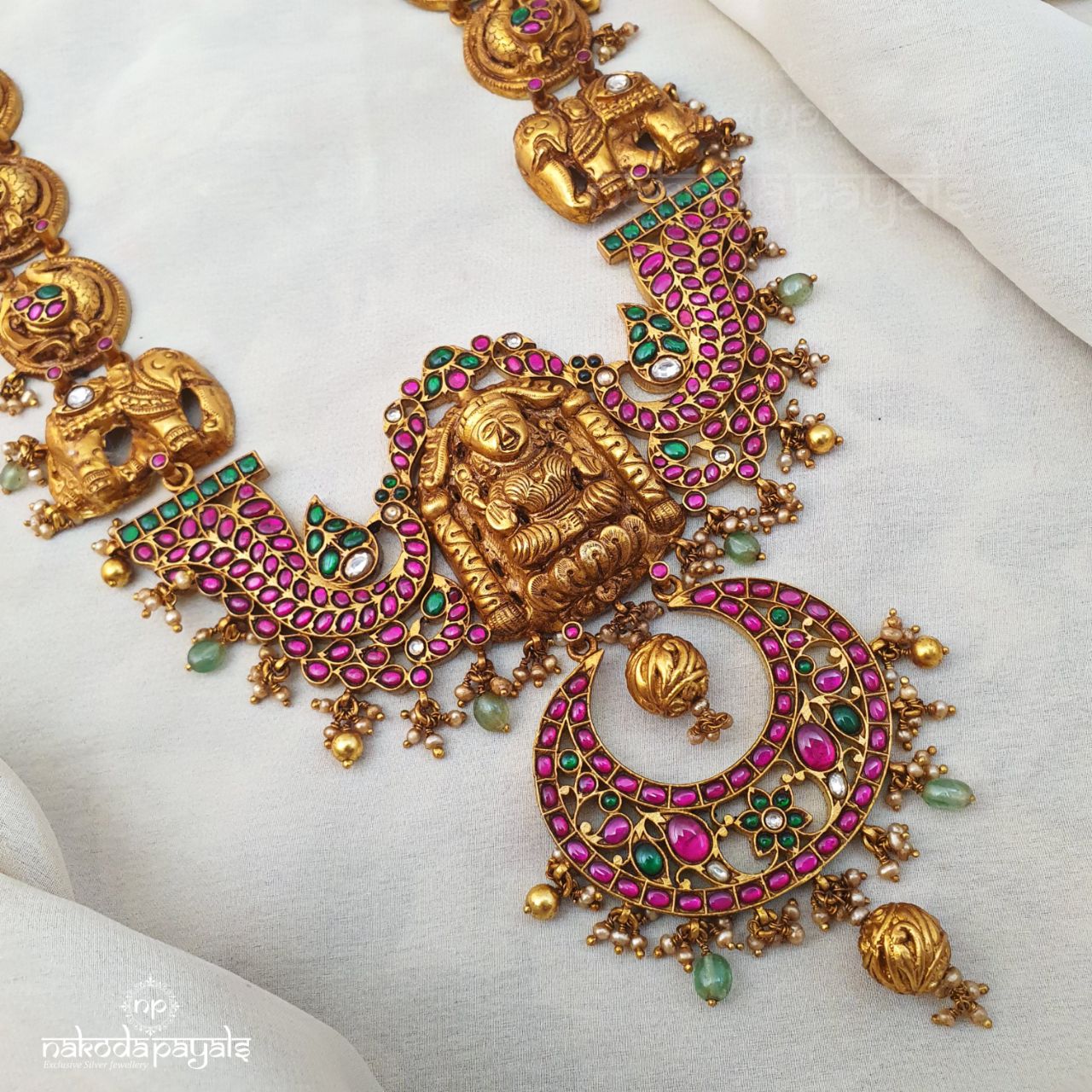 Choicest Kundan Lakshmi Neckpiece (Gn3513)