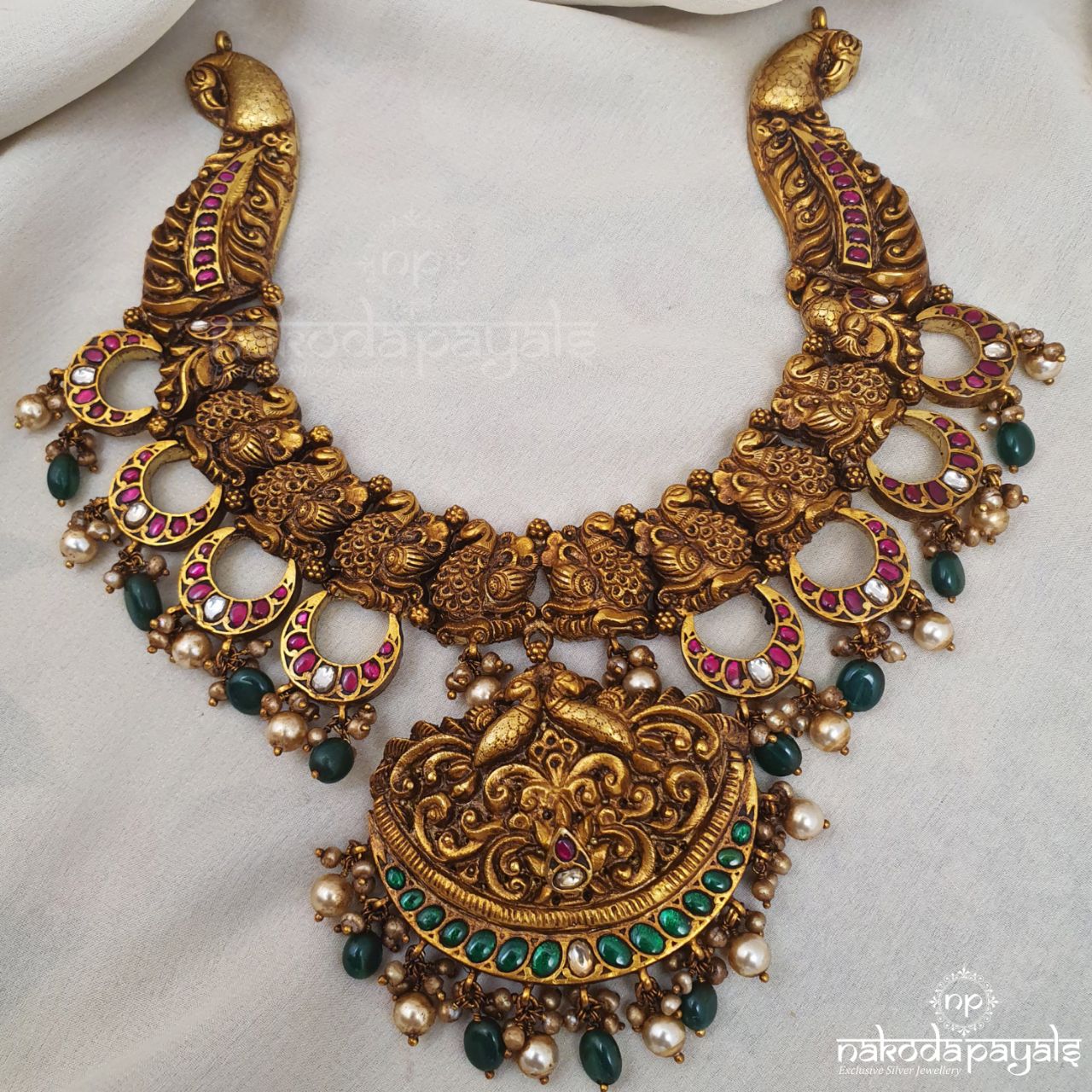 Nakshi Kundan Neckpiece (Gn3744)