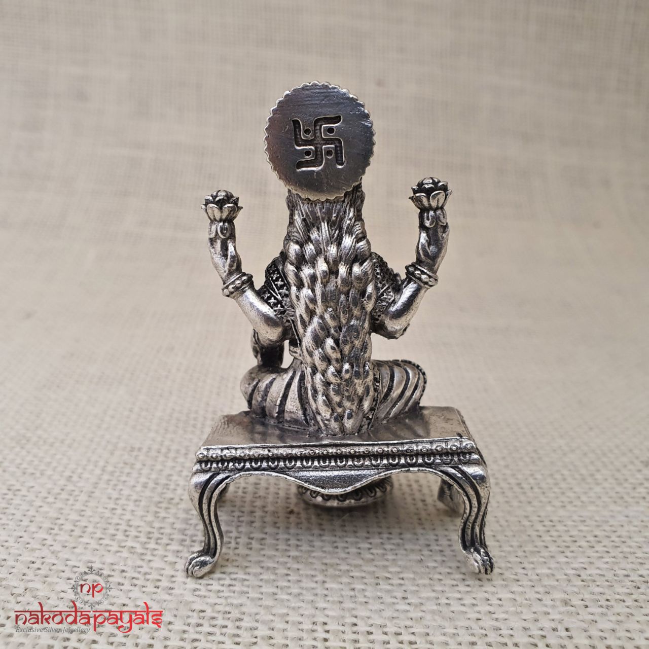 Seated Lakshmi Solid Idol