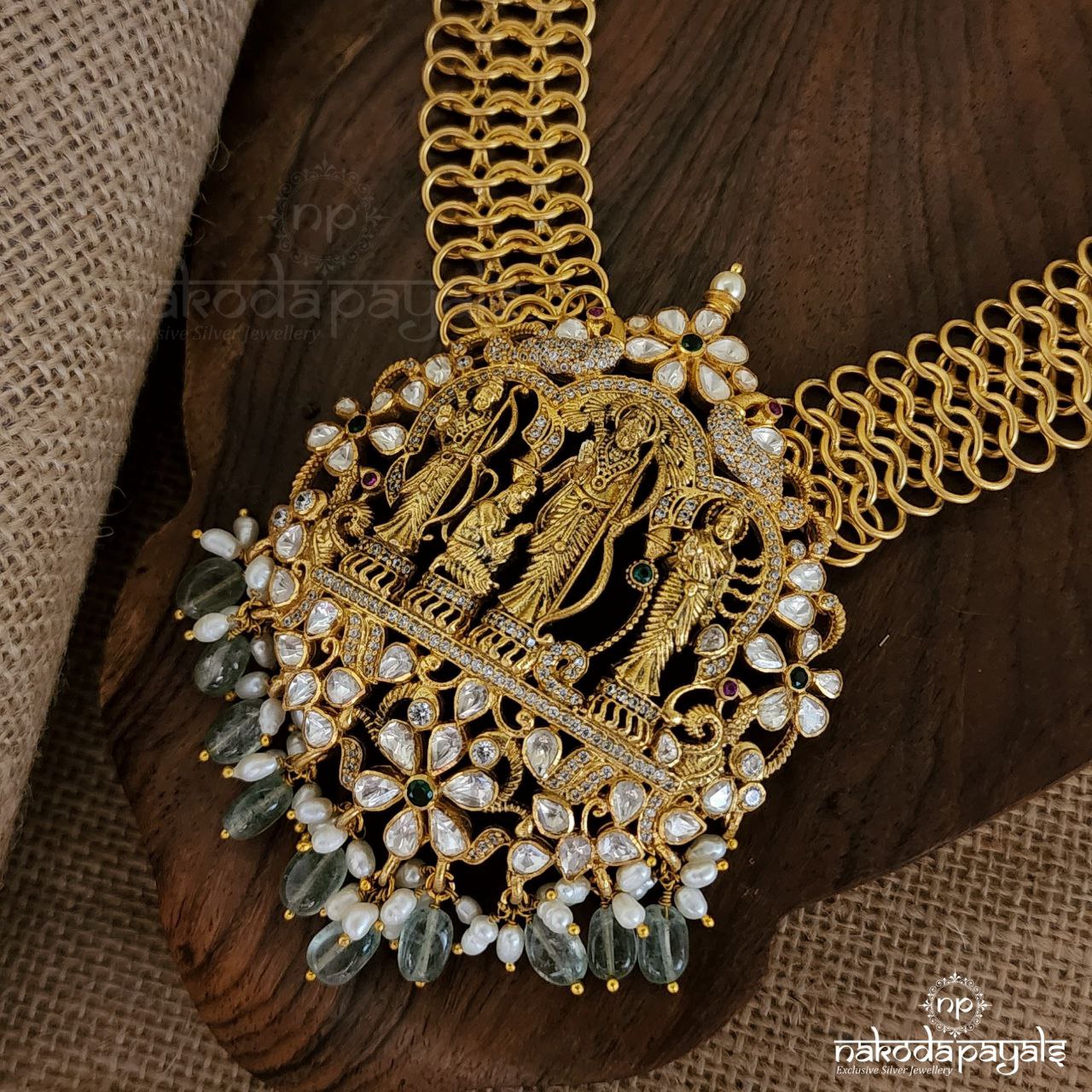 Ramparivaar Moissanite Neckpiece