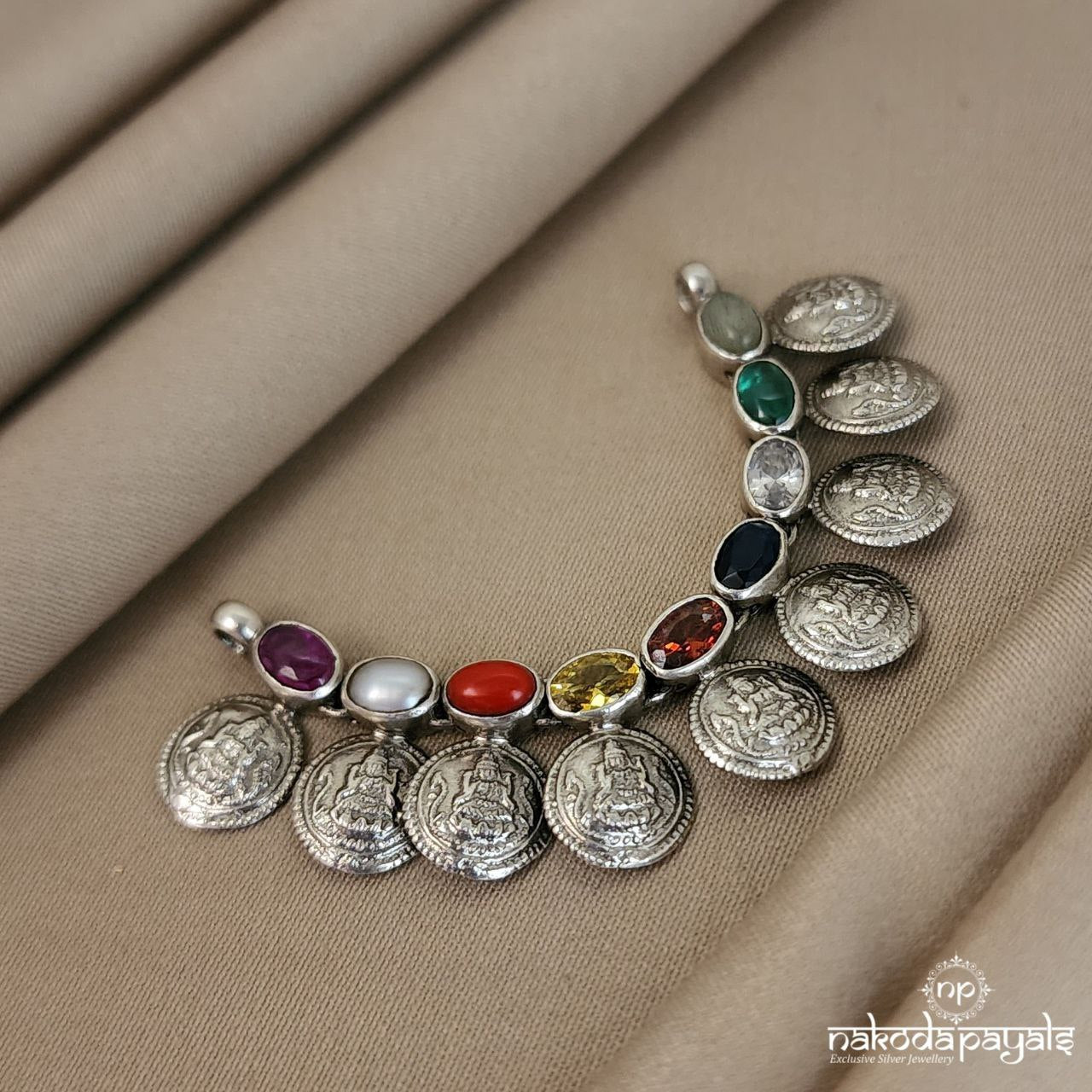 Navarathna Lakshmi Kasu Pendant (P1806)