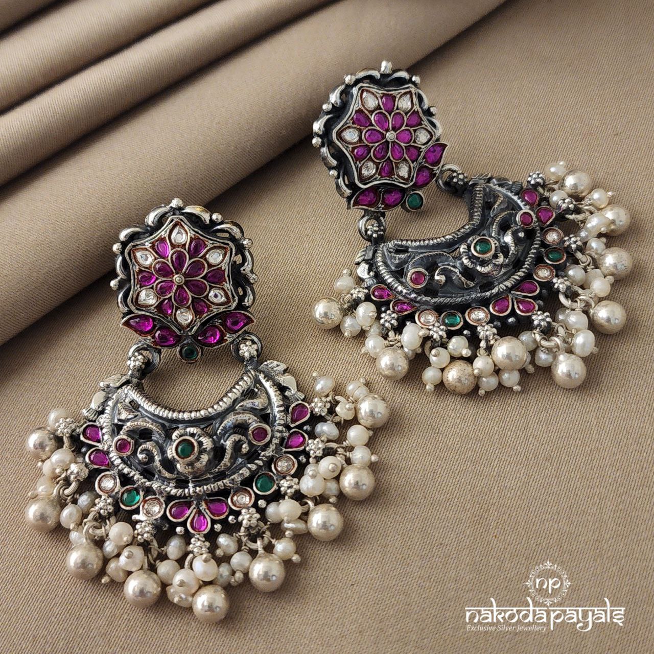 Lovely Kundan Chandbali (C6706)