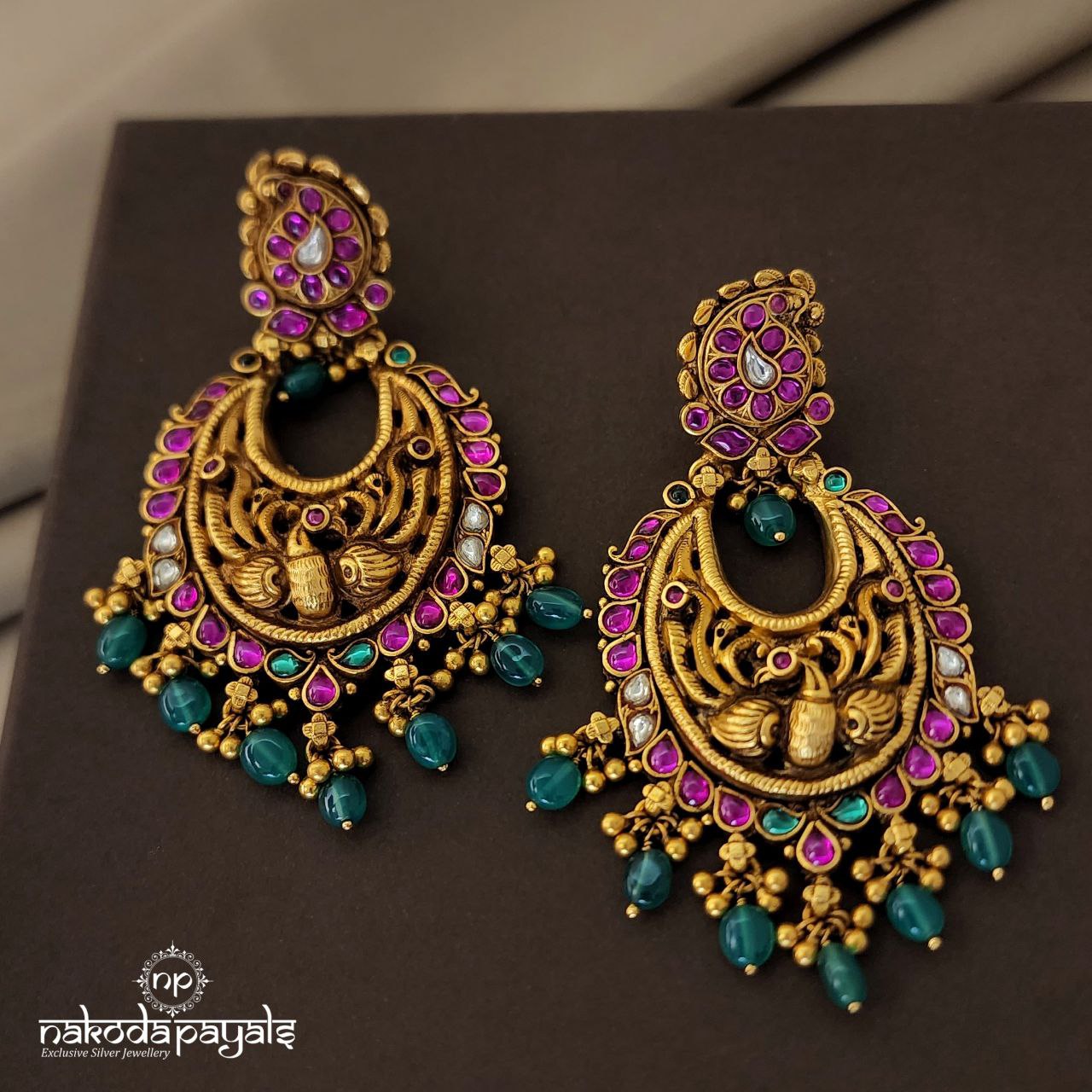 Mango Kundan Chandbali (Ge4802)