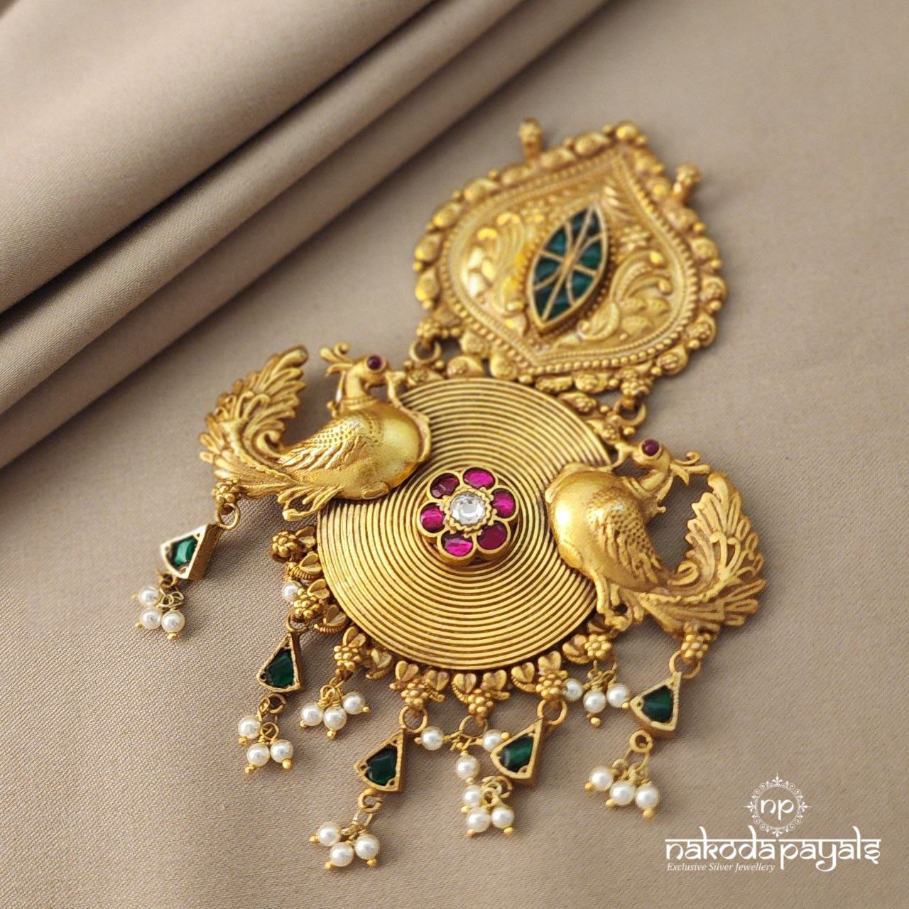 Perching Peacock Pendant (GP1193)