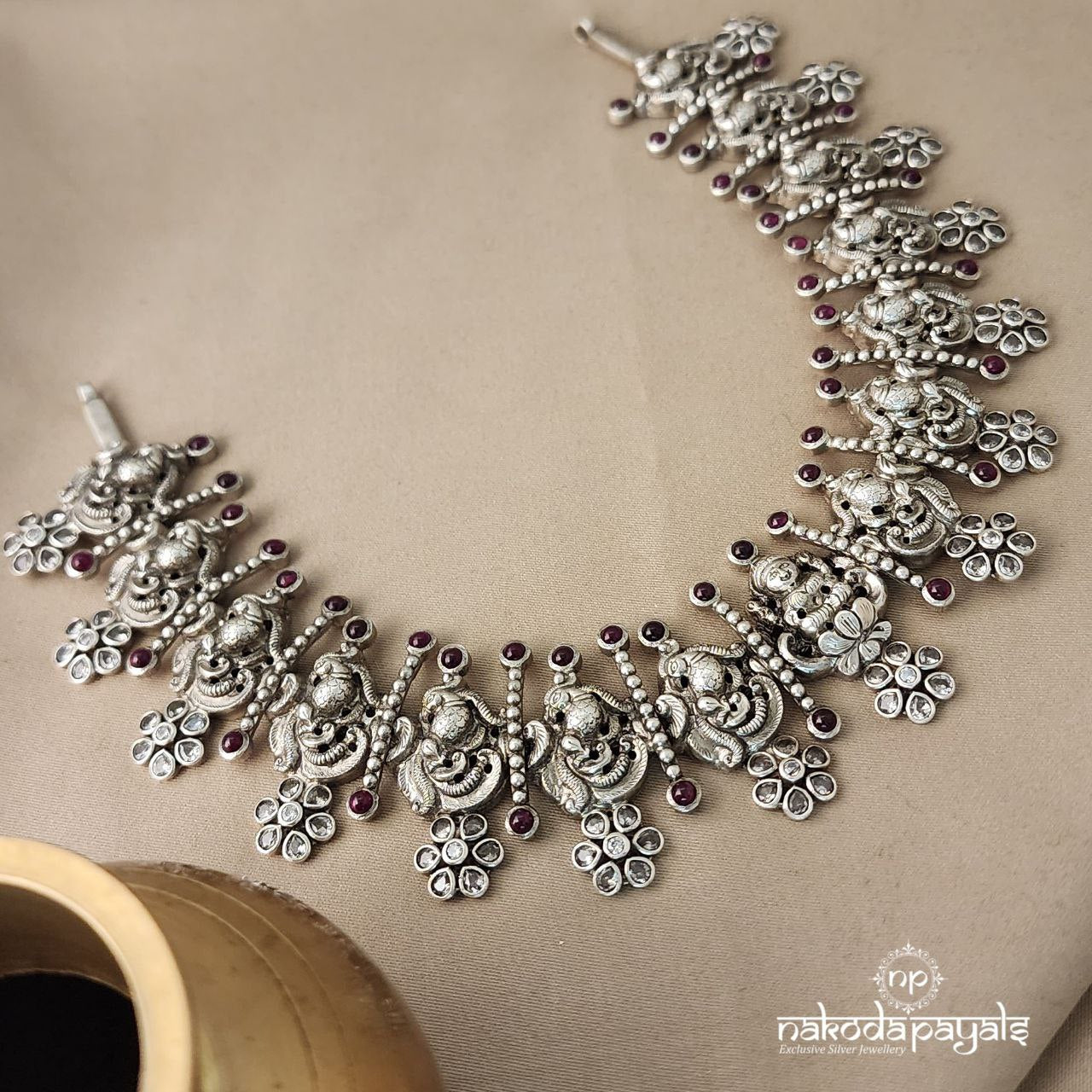 Lakshmi Peacock Neckpiece (N8100)
