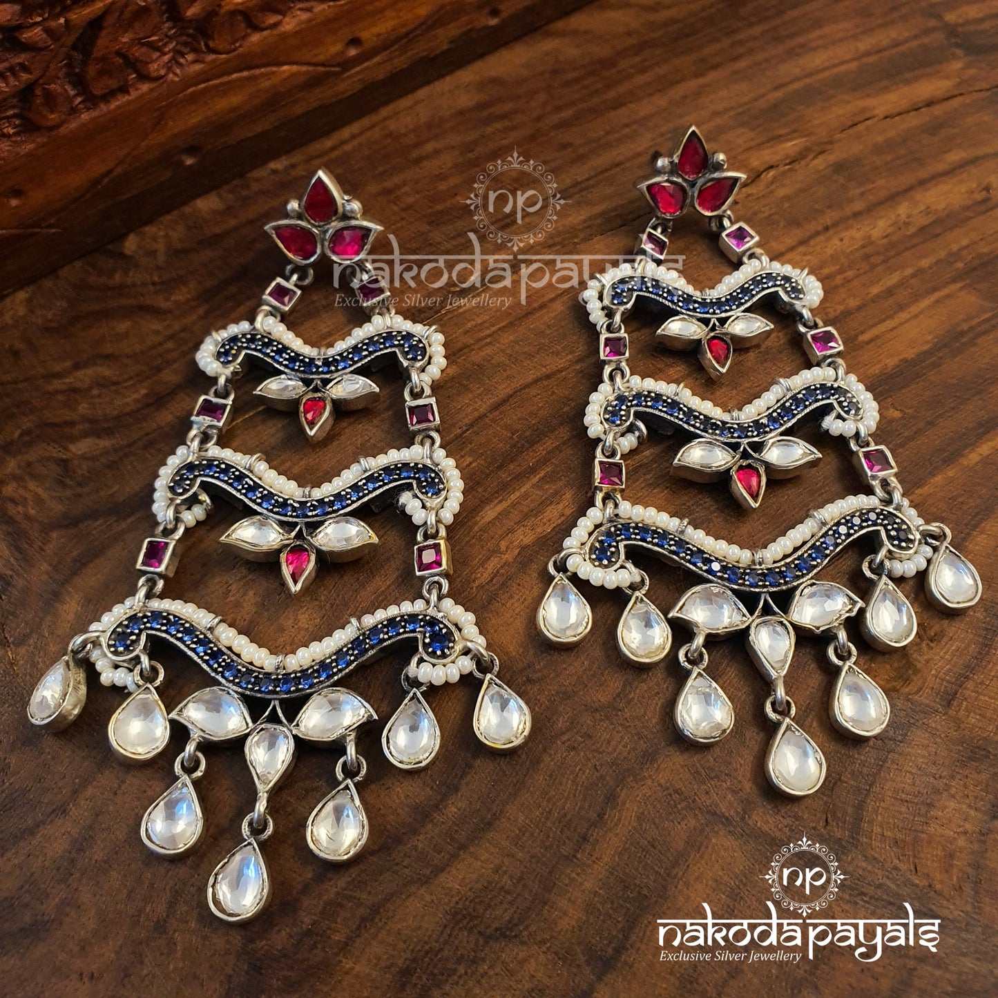Layered Kundan Chandbali