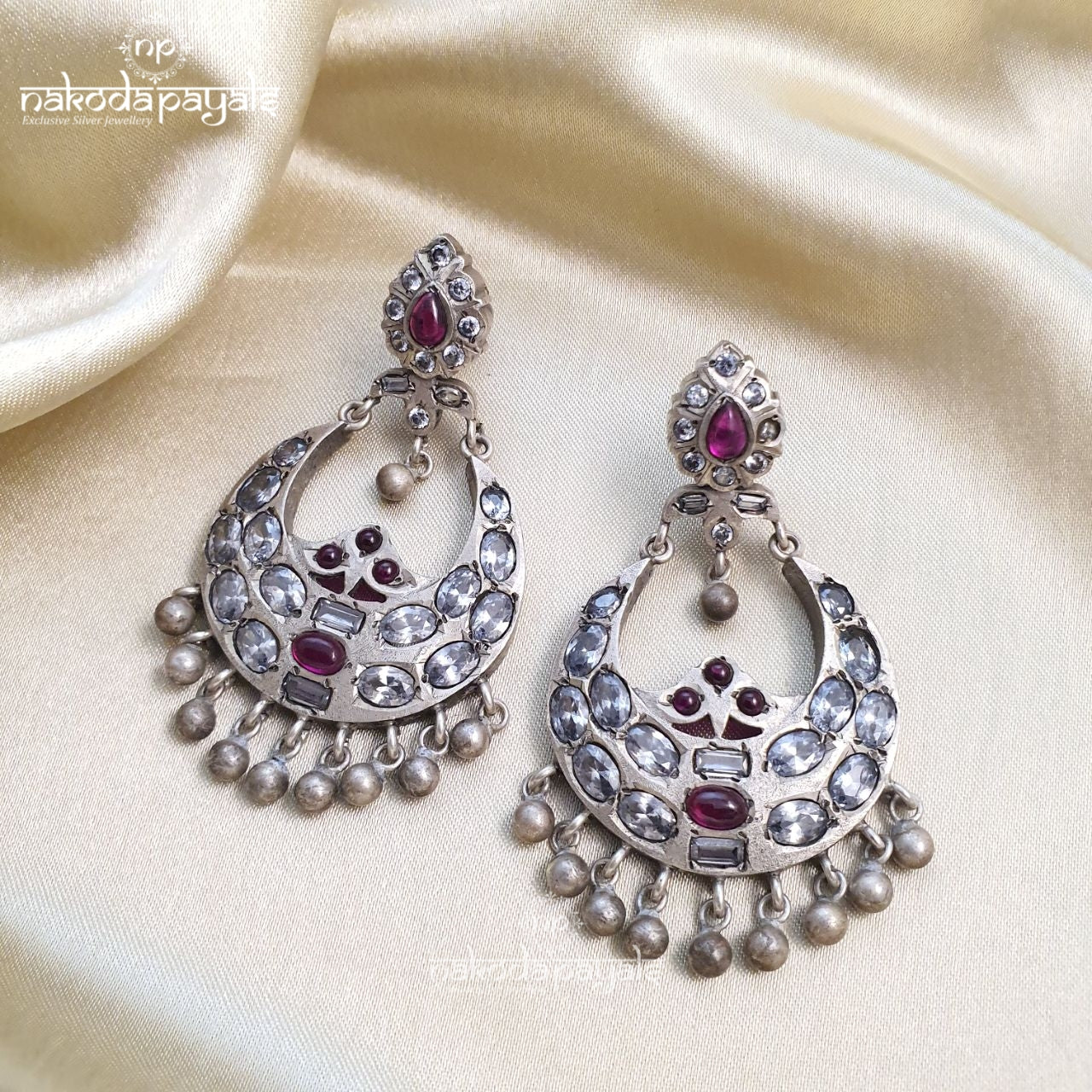 Matt Finished Cutstone Chandbali