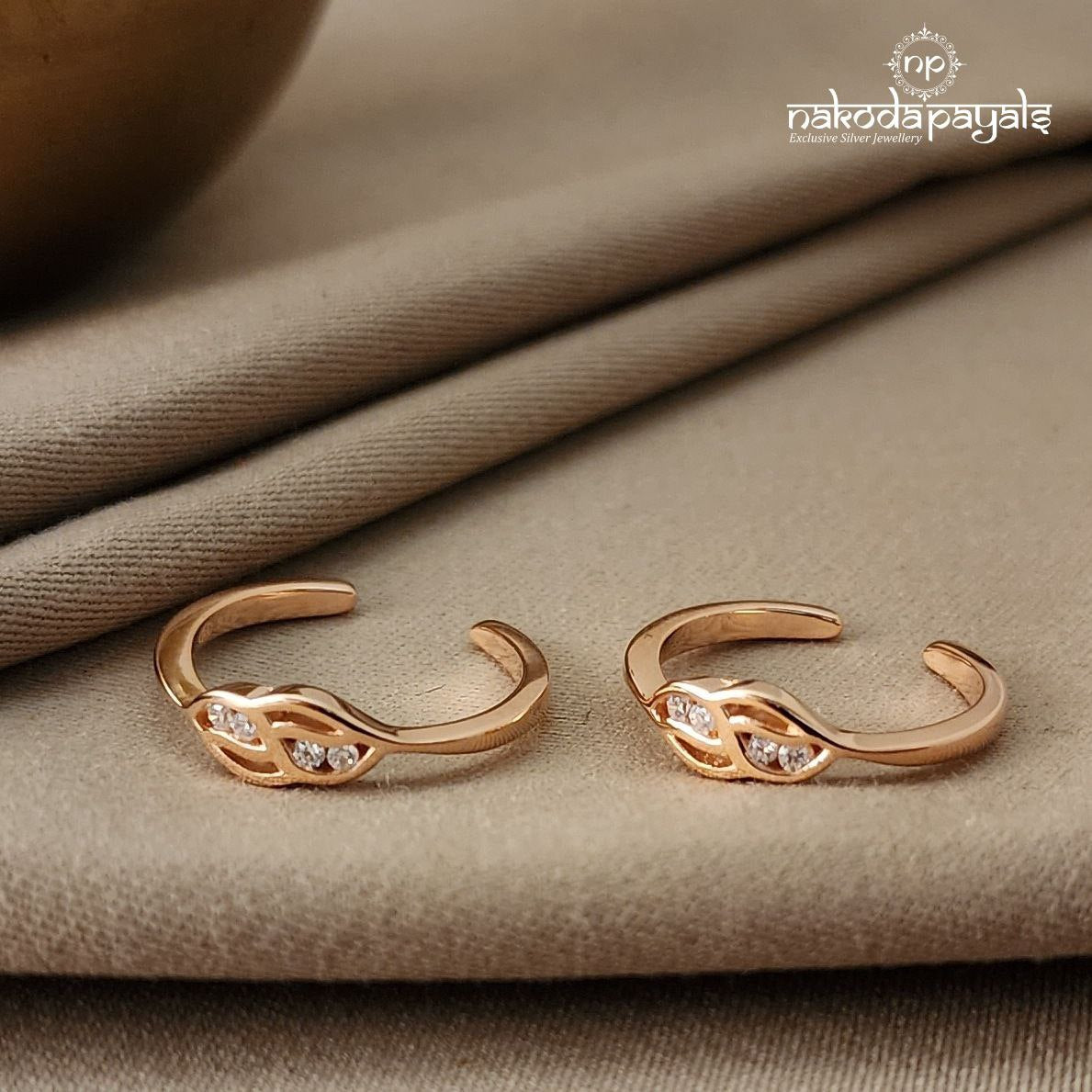 White CZ Toerings Pair (T2642)