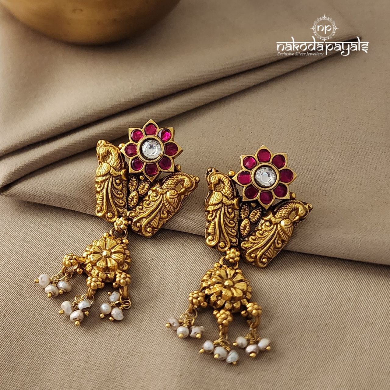 Peacock Flower Chandbali (GE5207)