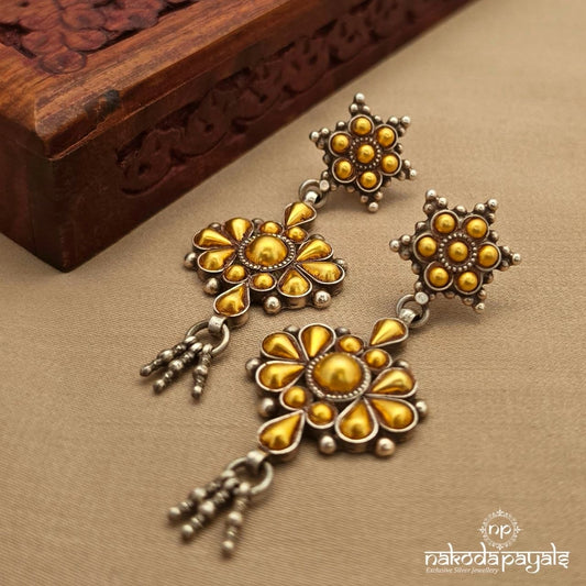 Jashn Dual Tone Earrings (C4065)
