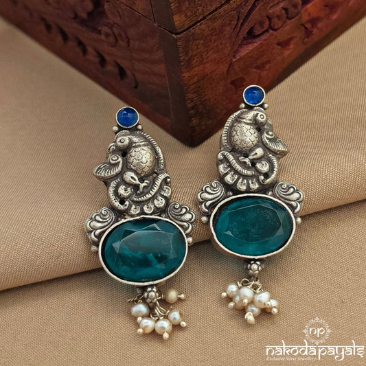 Peacock Green Green Dot Pearl (S4151)
