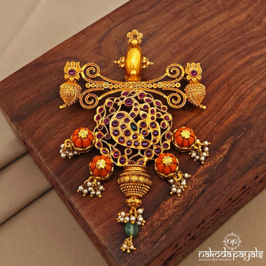 Traditional Peacock Coral Pearl (Gp2435)