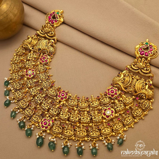 Divine Green Drops Neckpiece (Gn10350)