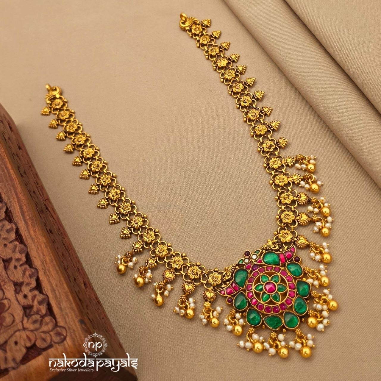 Twin Birdie Kundan Neckpiece (Gn10761)