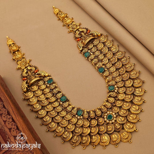 Gracious Green Kasu Neckpiece (Gn10732)
