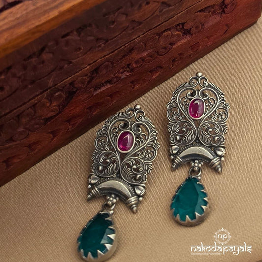 Green Drops Earrings (C4161)
