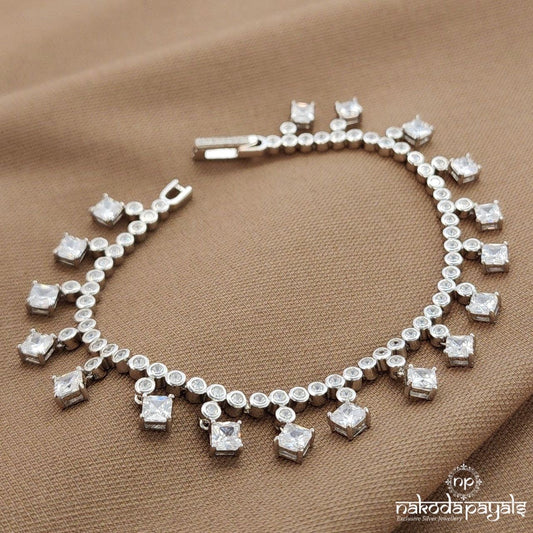 Sparkling Cubical Drops Bracelet (St3756)