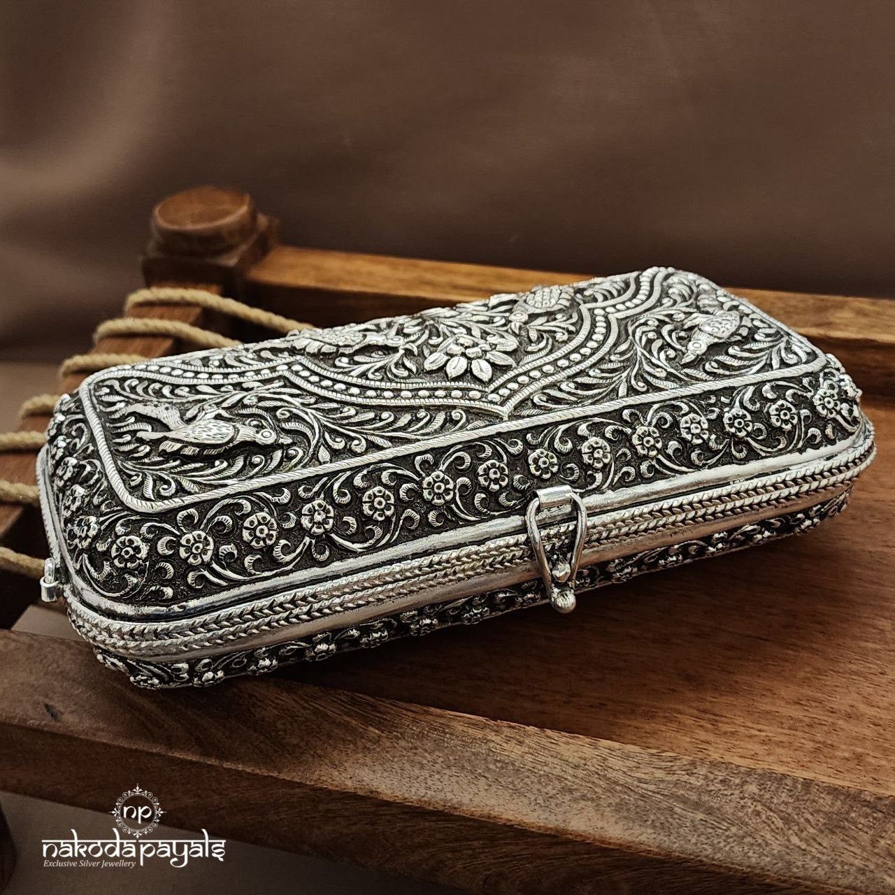 Floral Birdie Clutch (Esa309)