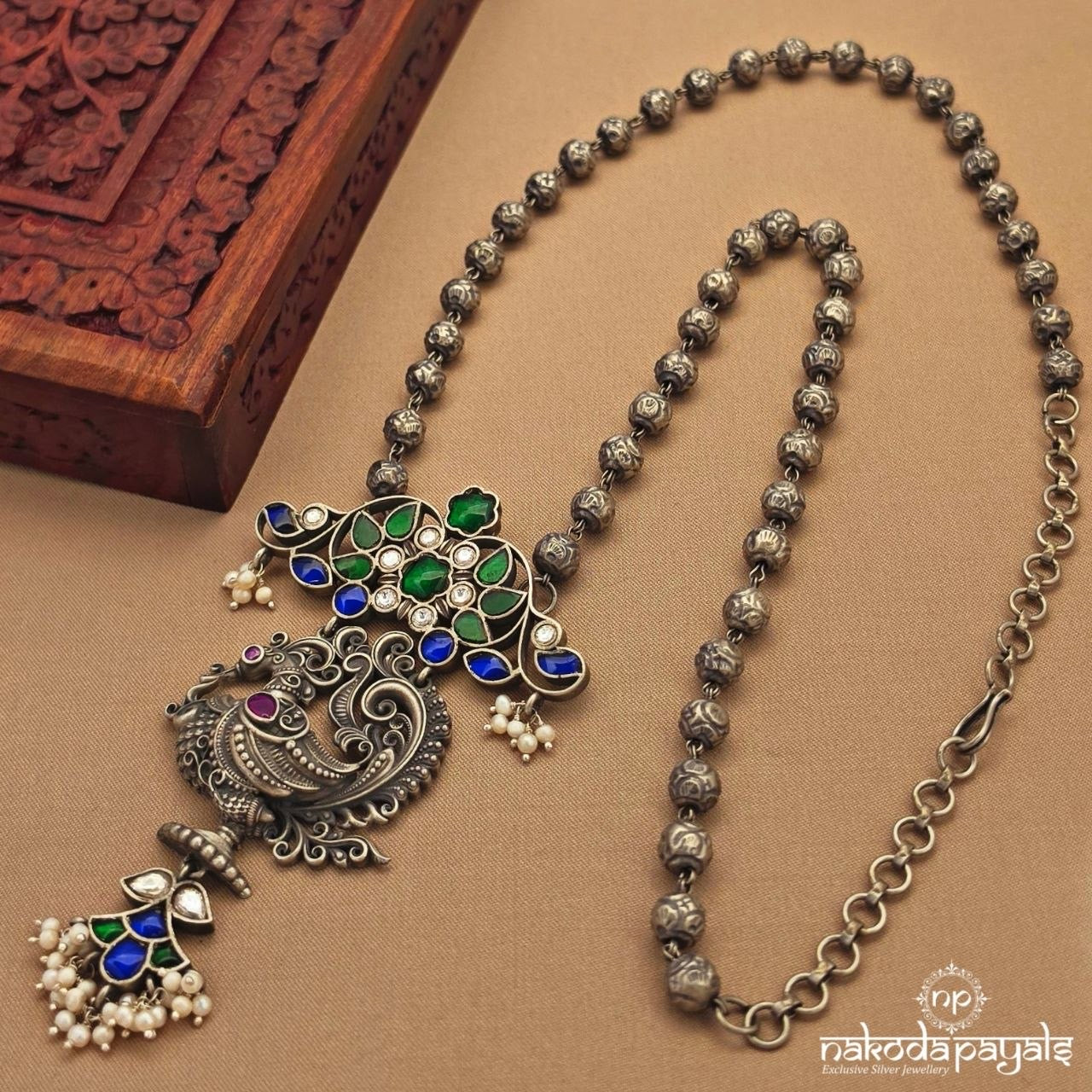 Peacock Ball Kundan Neckpiece (N11755)
