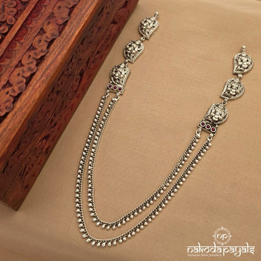 Oxidised Lakshmi Neckpiece (N11833)