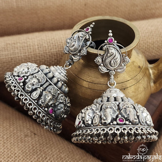 Ganesha Pink Jhumka(J1285)