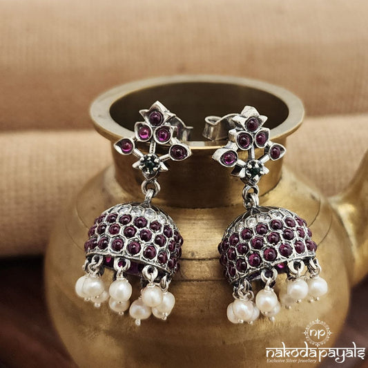 Stunning pinkish Jhumka(J1317)