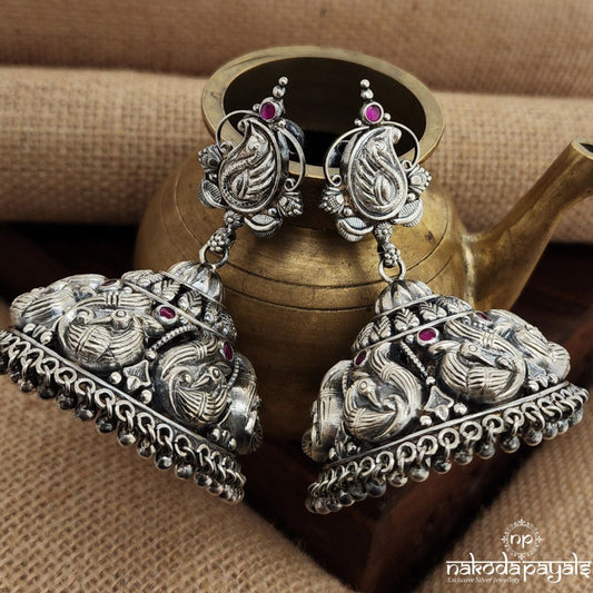 Peacock Pink Jhumka(J1284)