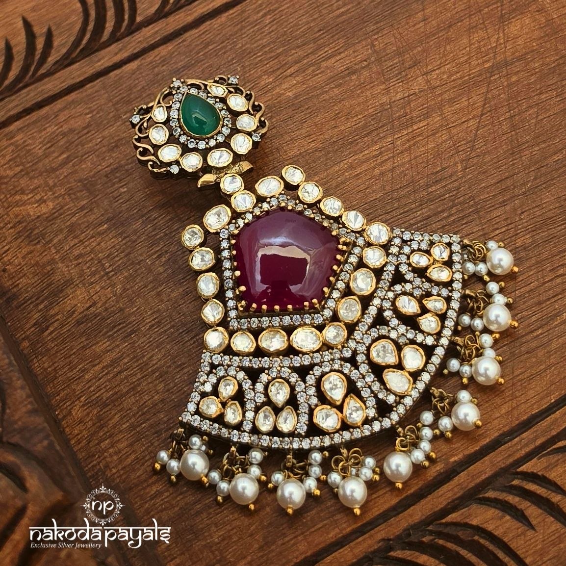 Pink Dot Floral Pendant (Gp2729)