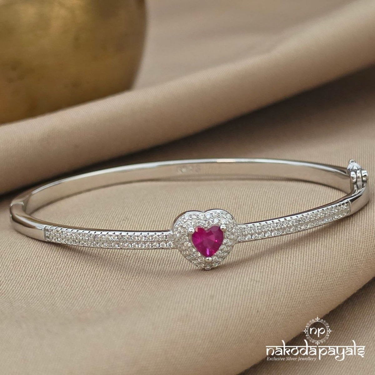 Pink Heart Kada (St4215)