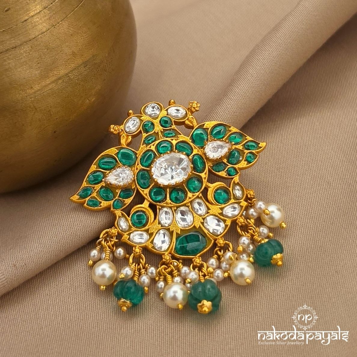 Green Moissanite Pendant (Gp2724)