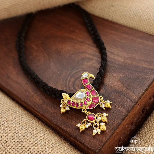 Kundan Bird Thread Neckpiece (Gn9090)