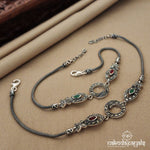 Charming Marcasite Twig Anklets (A5226)