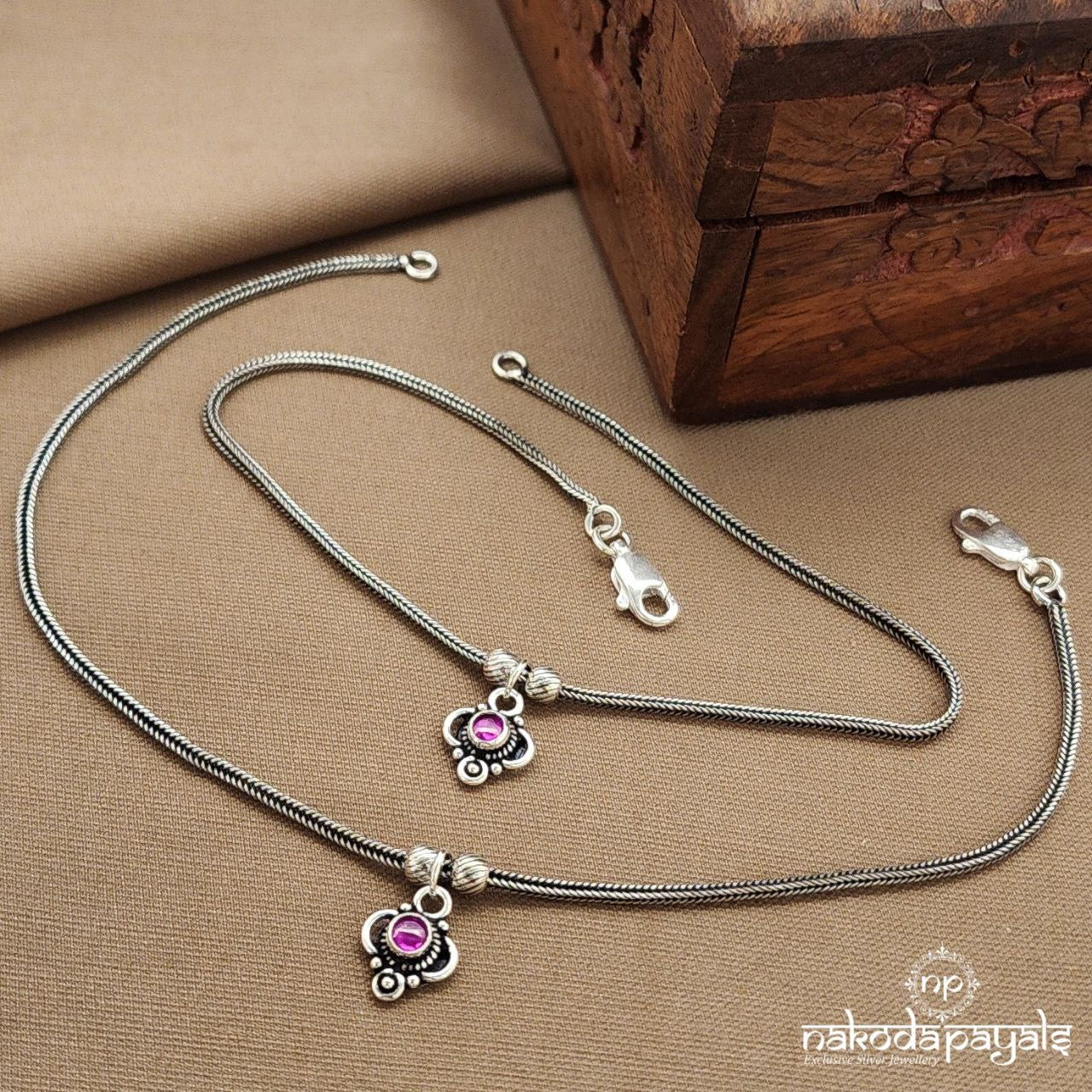 Gulaab Drop Anklets (A6769)