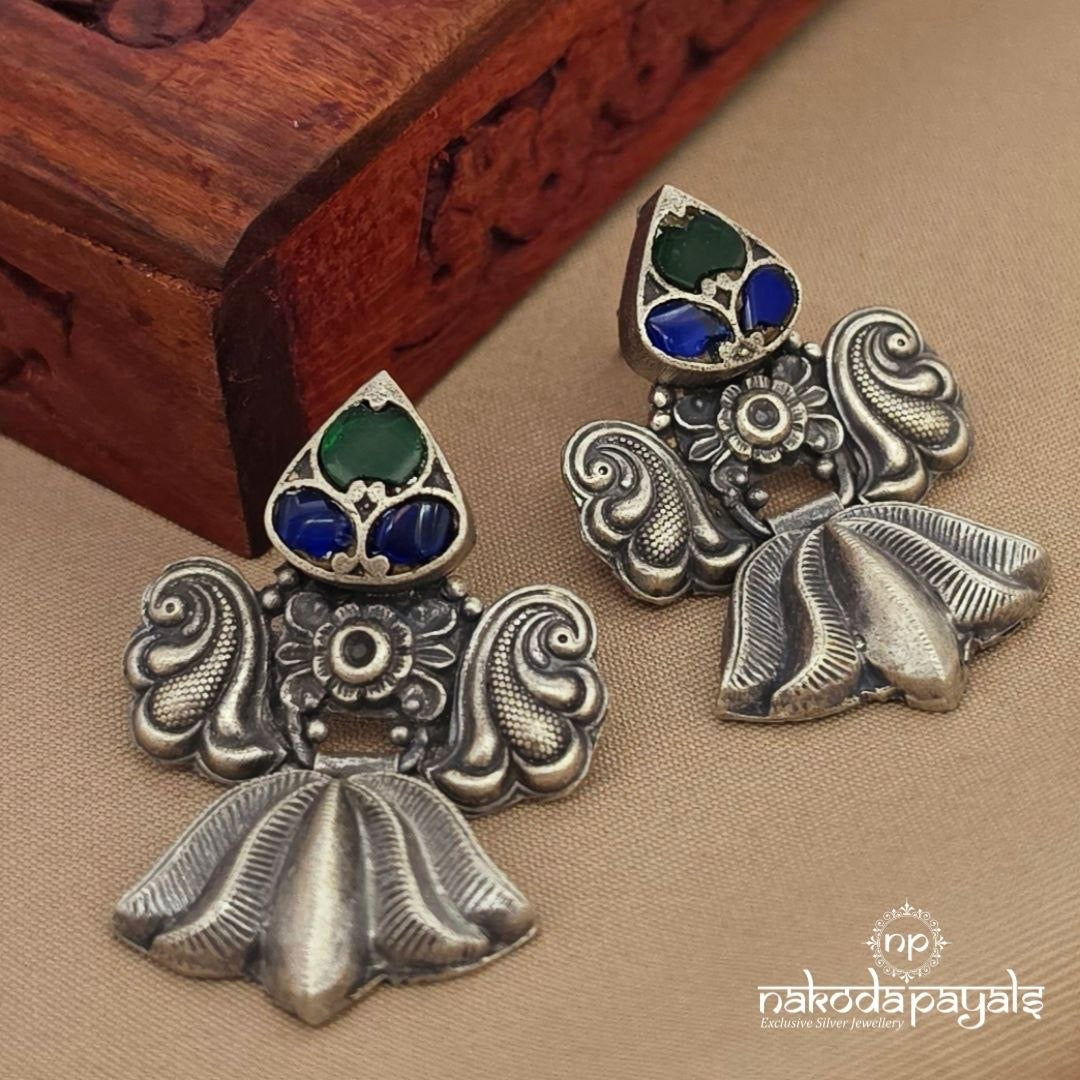 Lotus Drop Earrings (C4022)