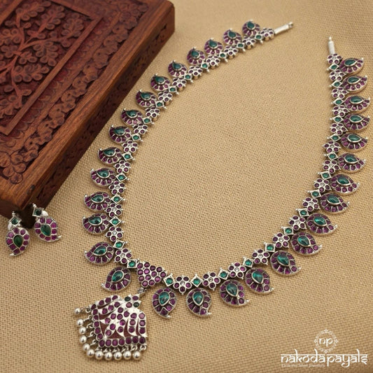 Mango Ball Drops Neckpiece (N12048)